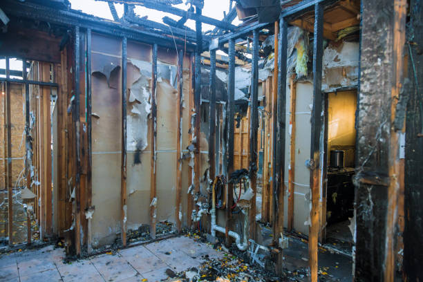 Professional Fire Damage Removal technician working in Grenloch, NJ